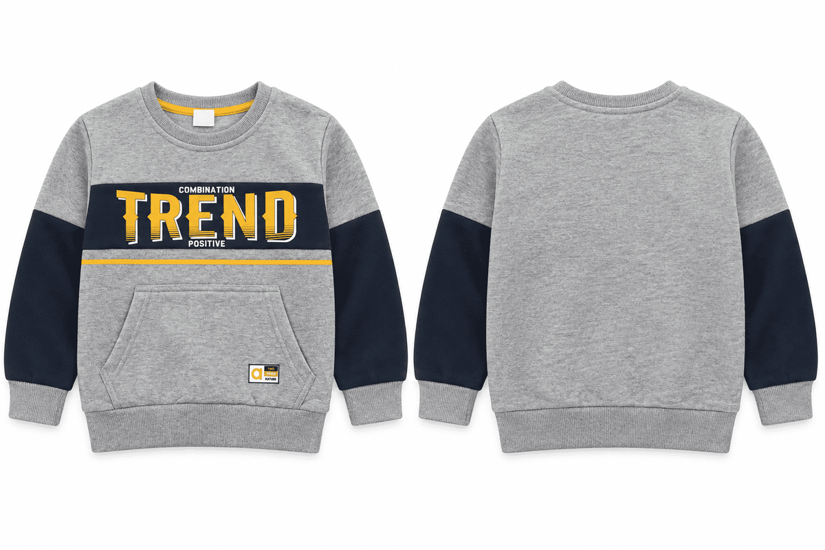 Sudadera de niño sin capucha