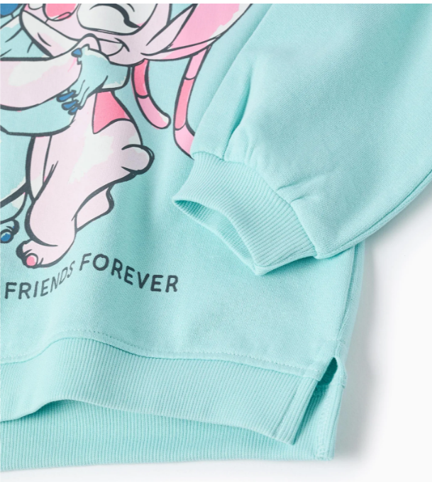 Sudadera de niña estampado de Stitch