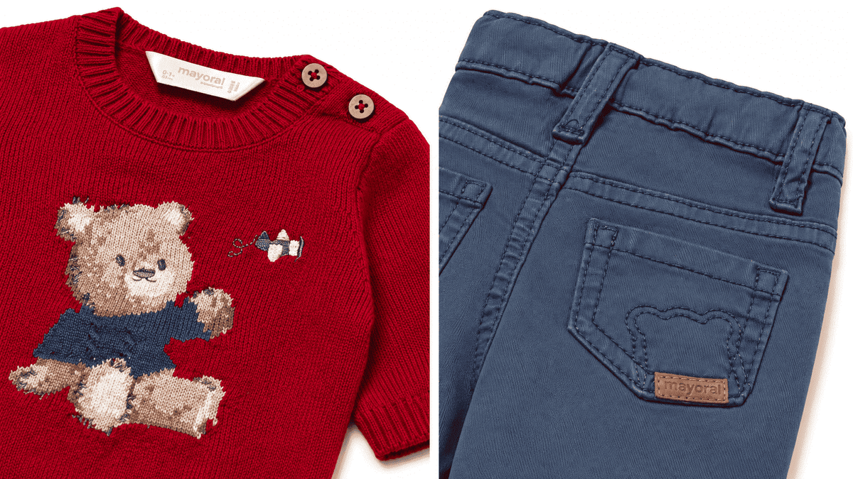 Conjunto jersey con pantalón largo de sarga