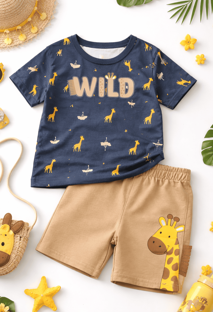 Conjunto camiseta con short