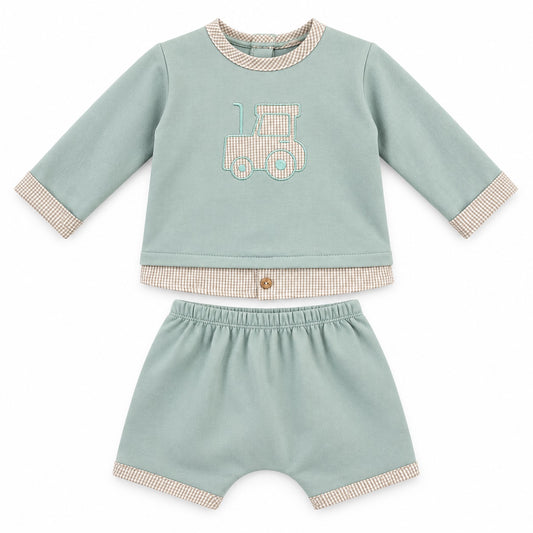 Conjunto de niño sudadera con short