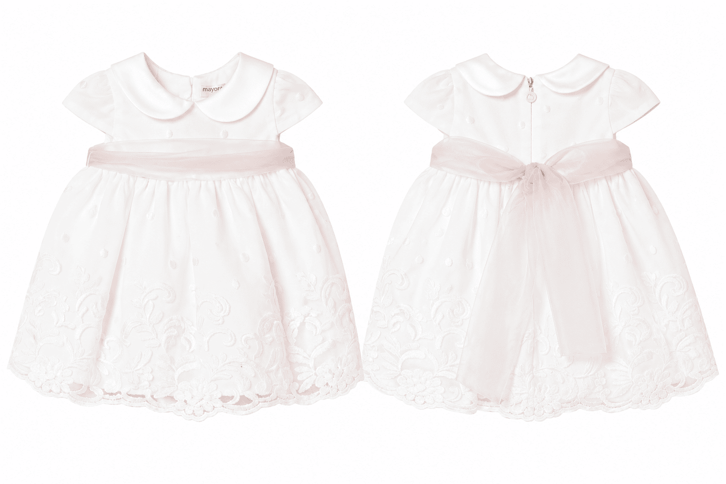 Vestido de ceremonia 4m-12 Meses