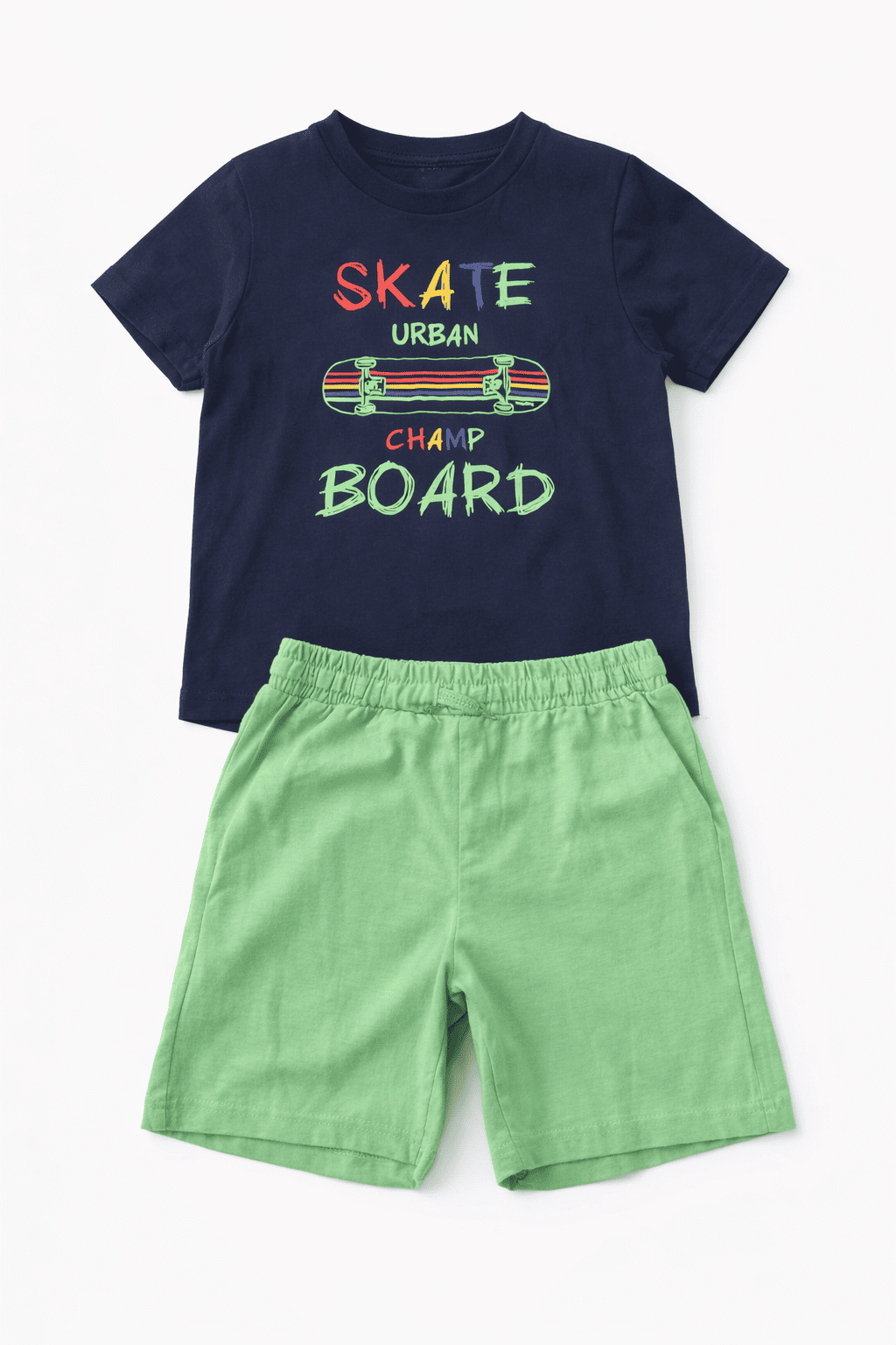 Conjunto casual camiseta con short