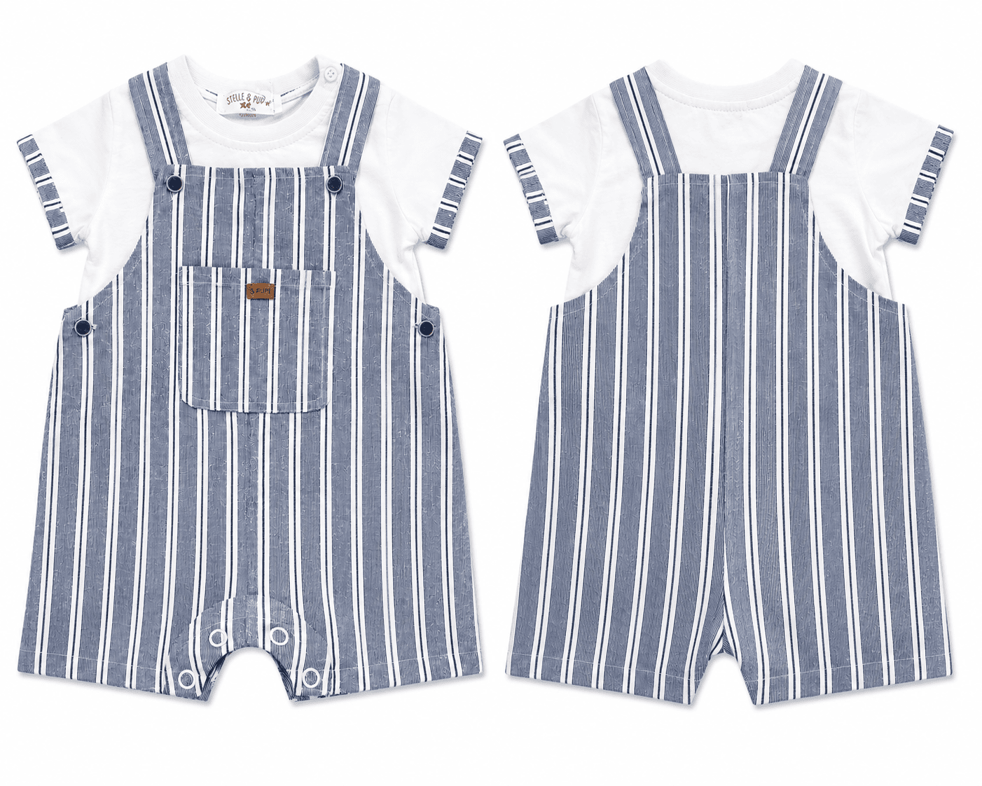 Conjunto camiseta con peto