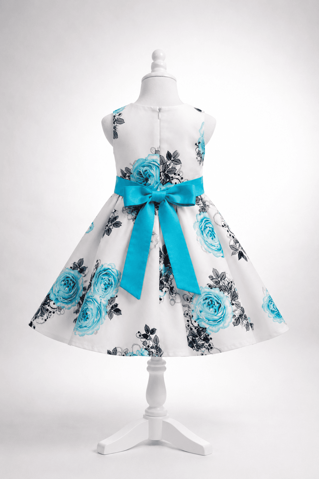 Vestido sin manga floreado 6m-36 meses