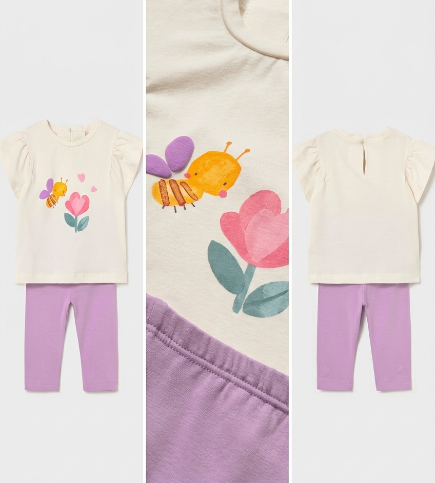 Conjunto camiseta con leggins