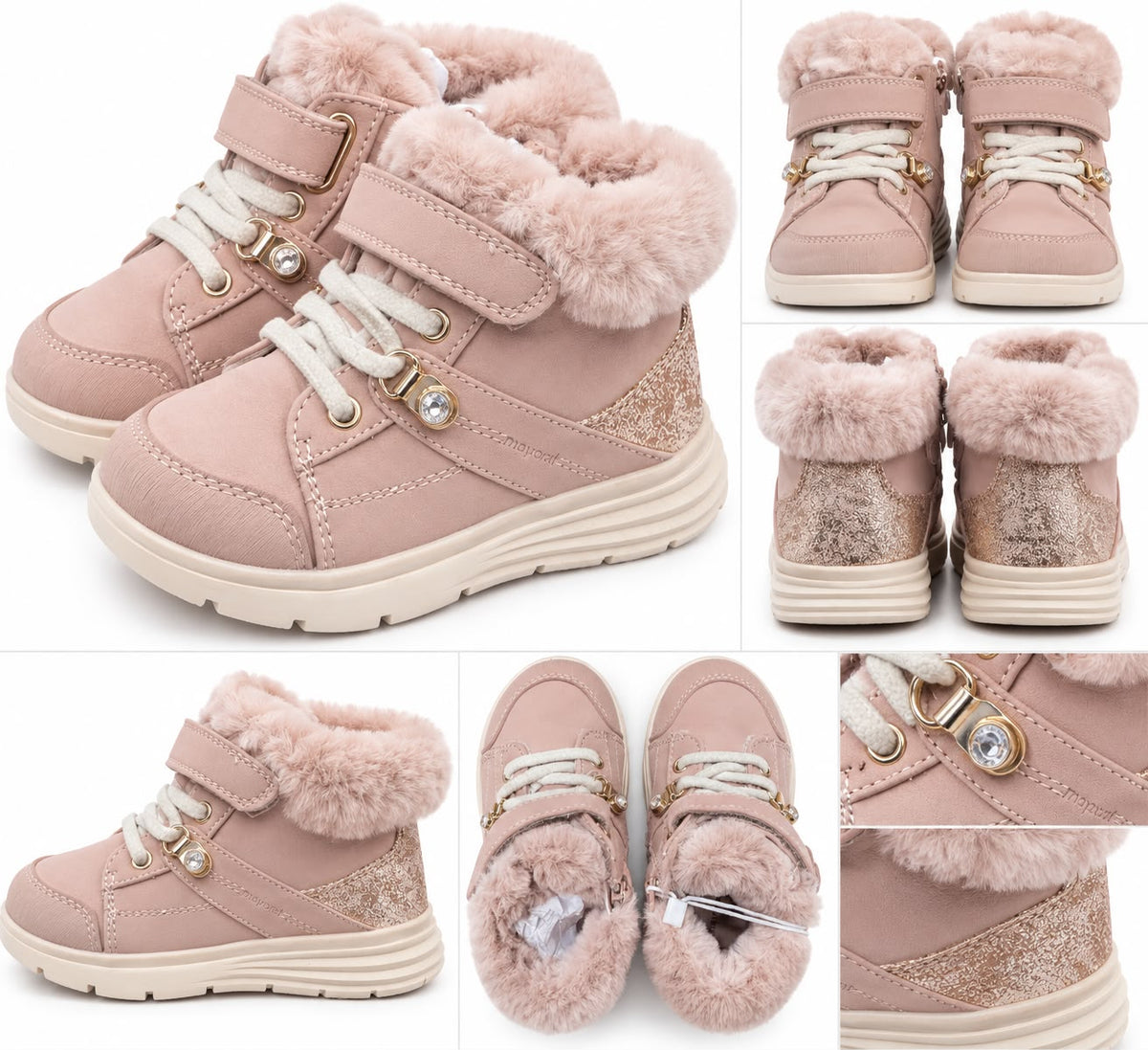 Botin rosado de bebé