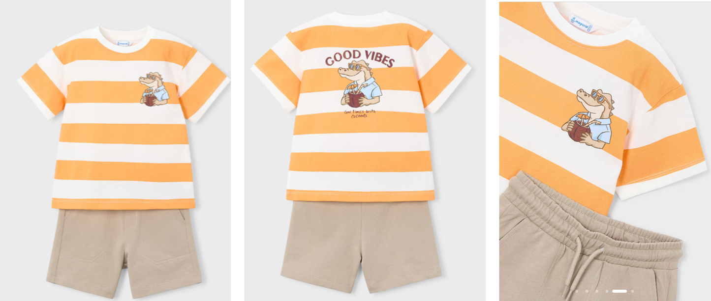 Conjunto camiseta con short