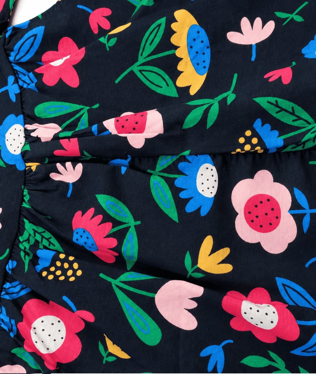 Vestido casual manga larga con estampado