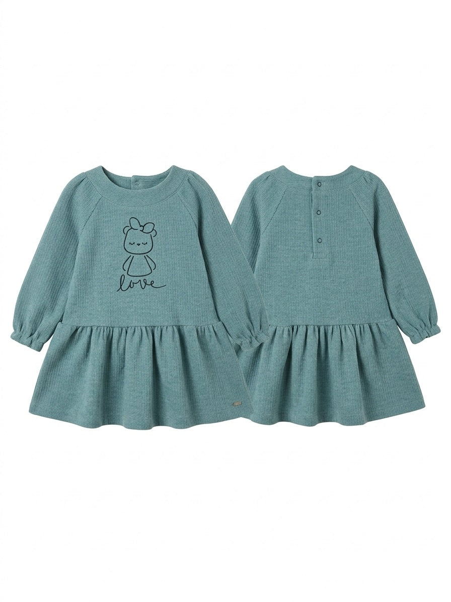 Vestido manga larga