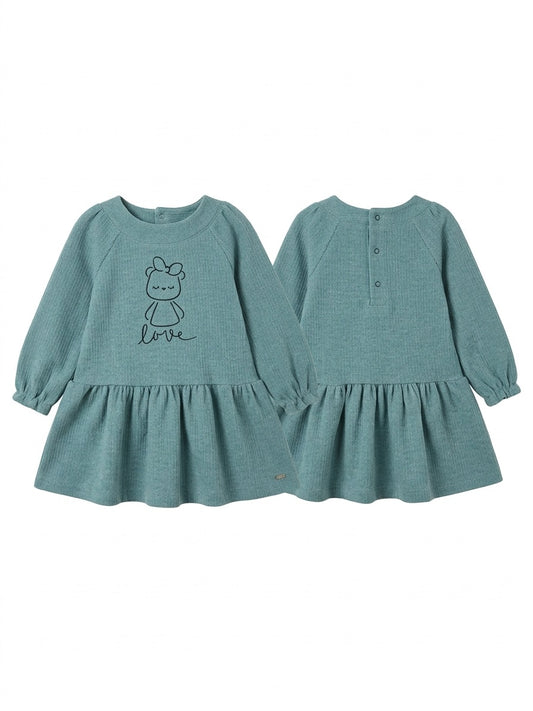Vestido manga larga