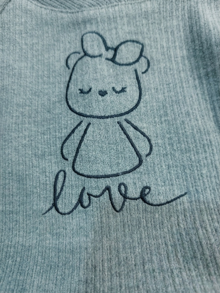 Vestido manga larga
