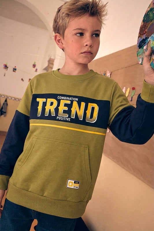 Sudadera de niño sin capucha
