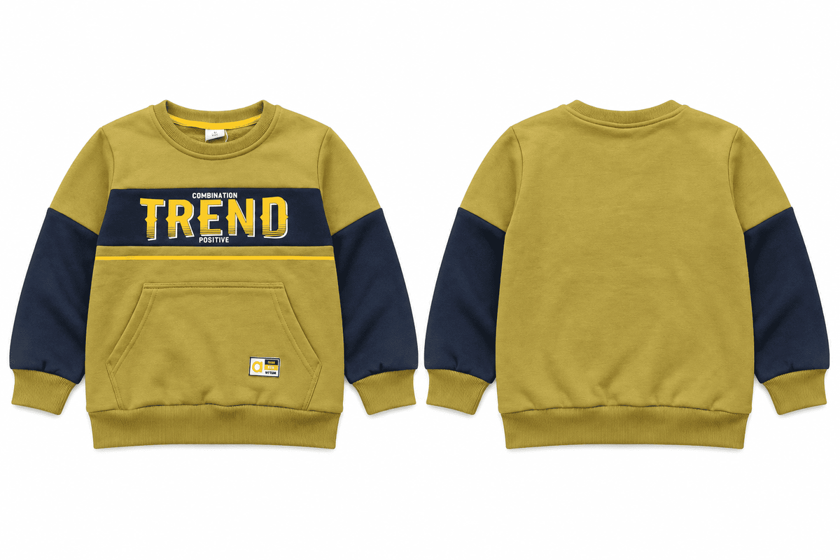 Sudadera de niño sin capucha