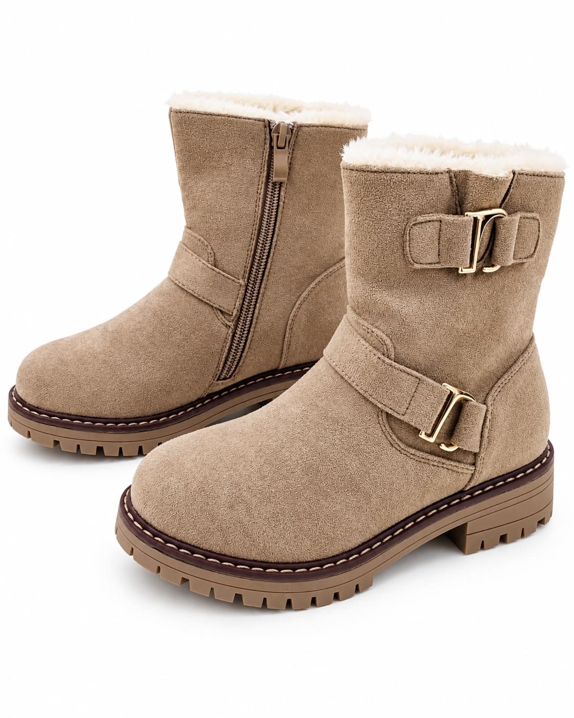 Botas de niña con forro por dentro