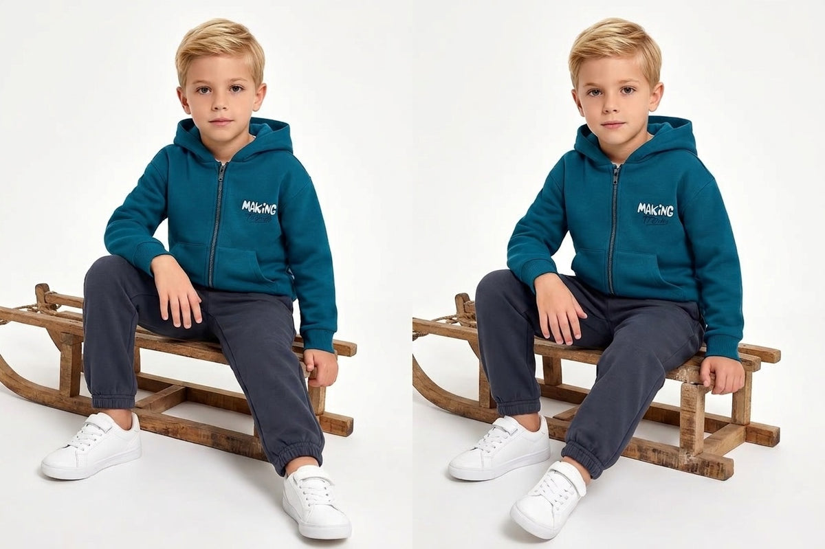 Conjunto de sudadera con pantalón de chándal