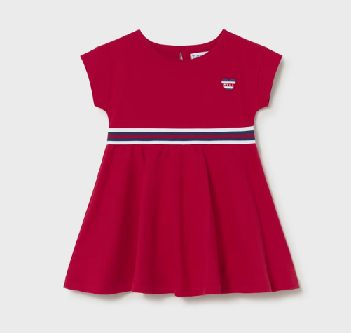 Vestido casual manga corta