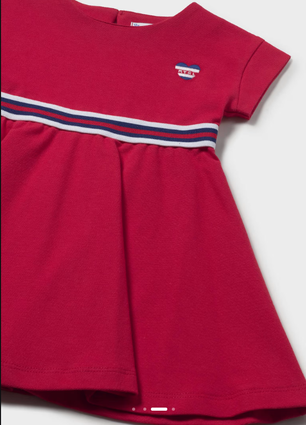 Vestido casual manga corta