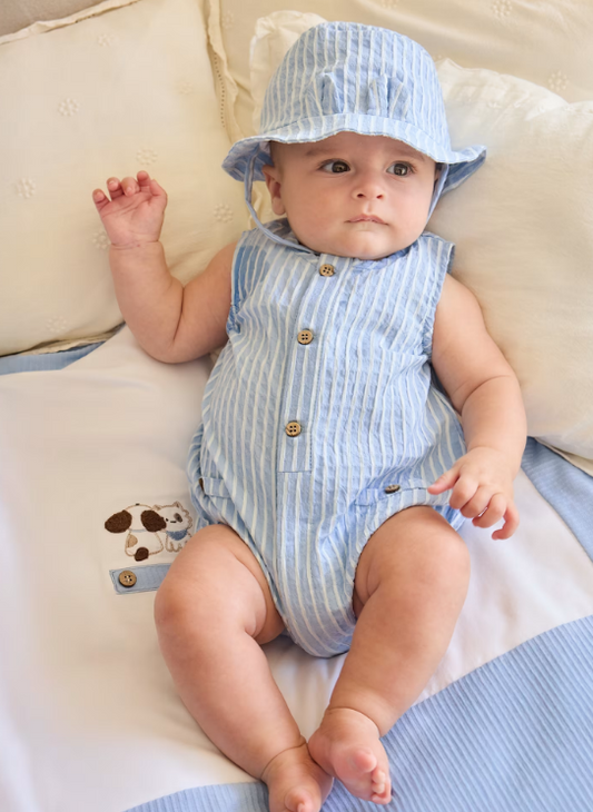 Pelele estampado con gorro