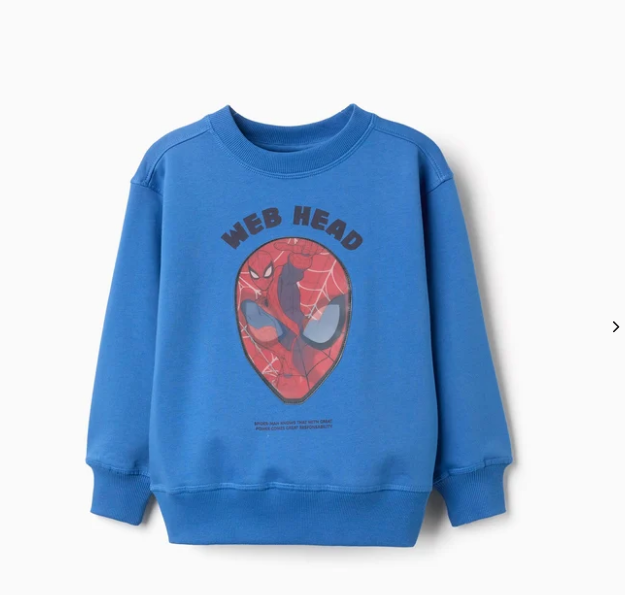 Sudadera Spiderman con estampado lenticular
