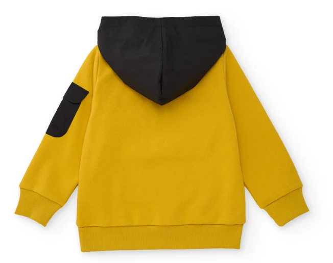Sudadera de niño de felpa con capucha y bolsillo canguro