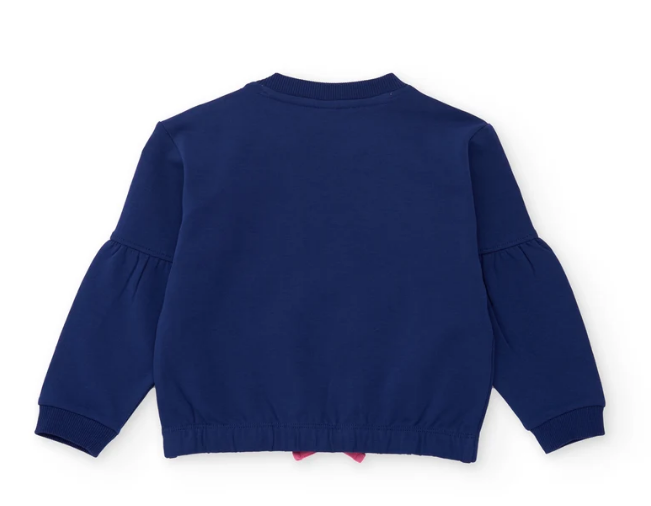 Conjunto de niña de felpa con sudadera y leggins