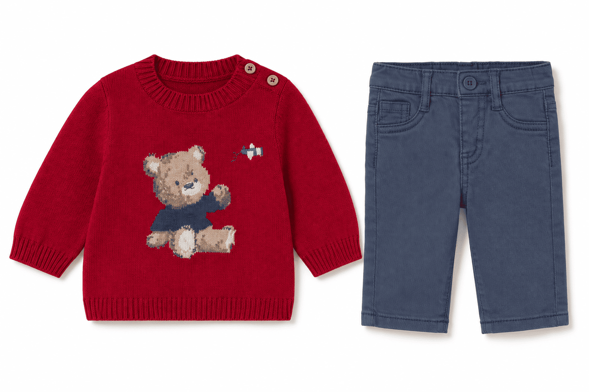 Conjunto jersey con pantalón largo de sarga