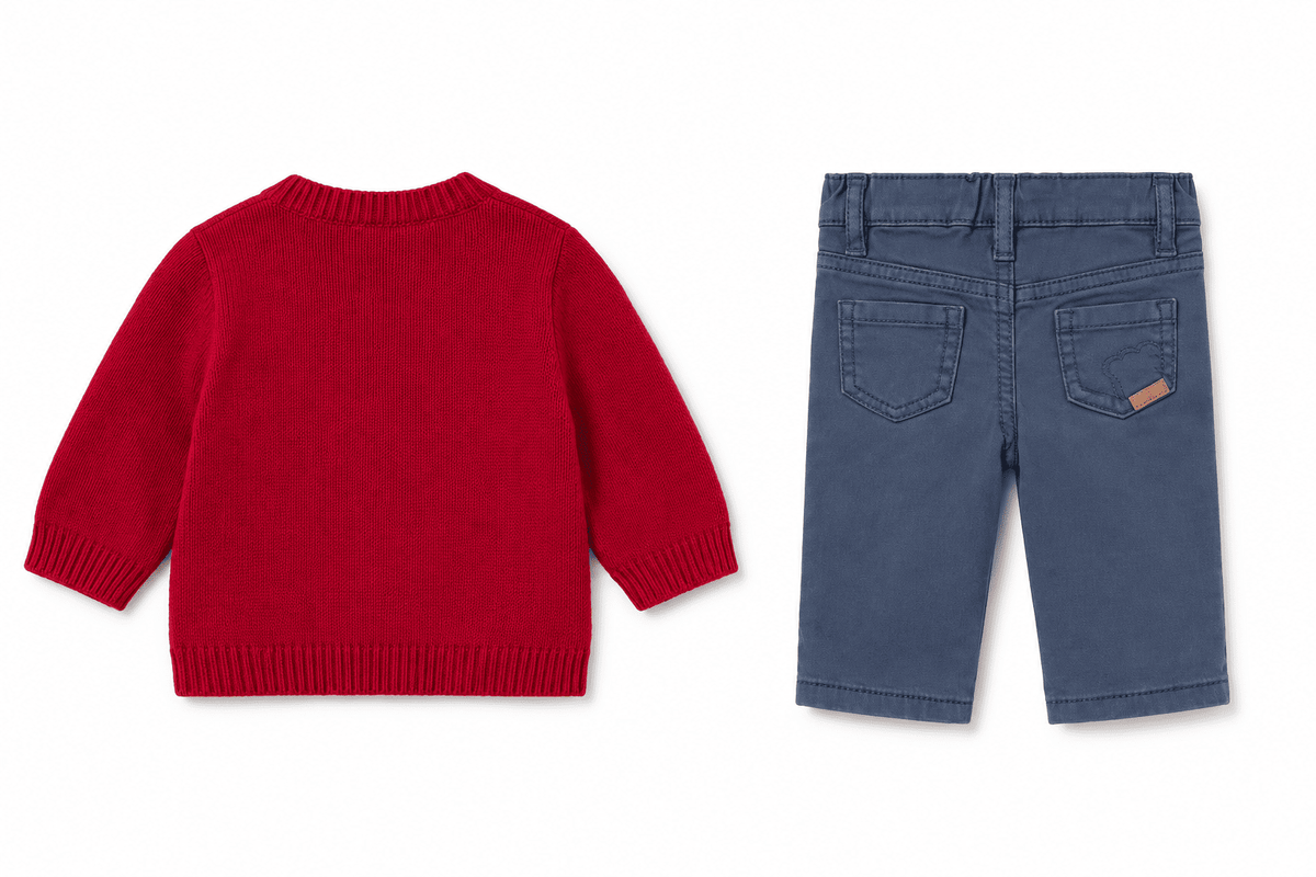 Conjunto jersey con pantalón largo de sarga
