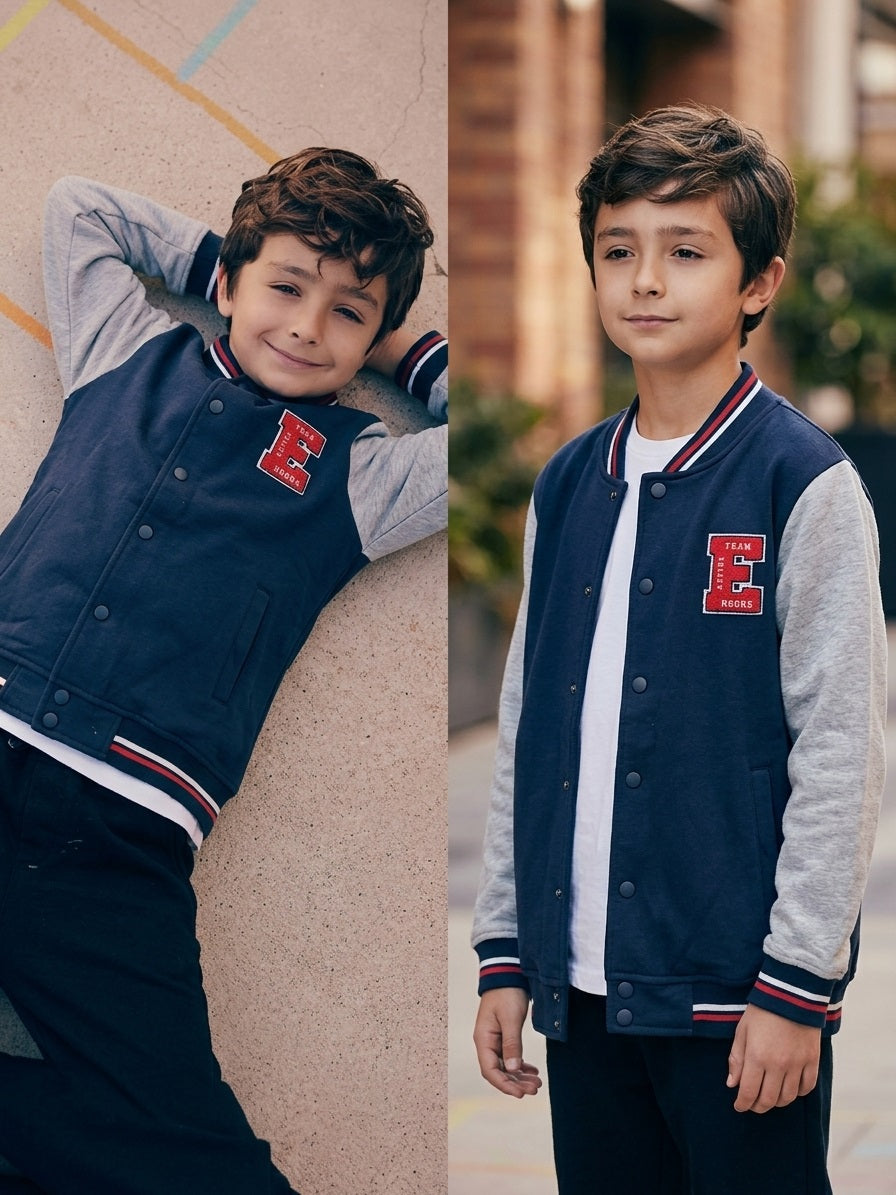 Sudadera estilo bomber
