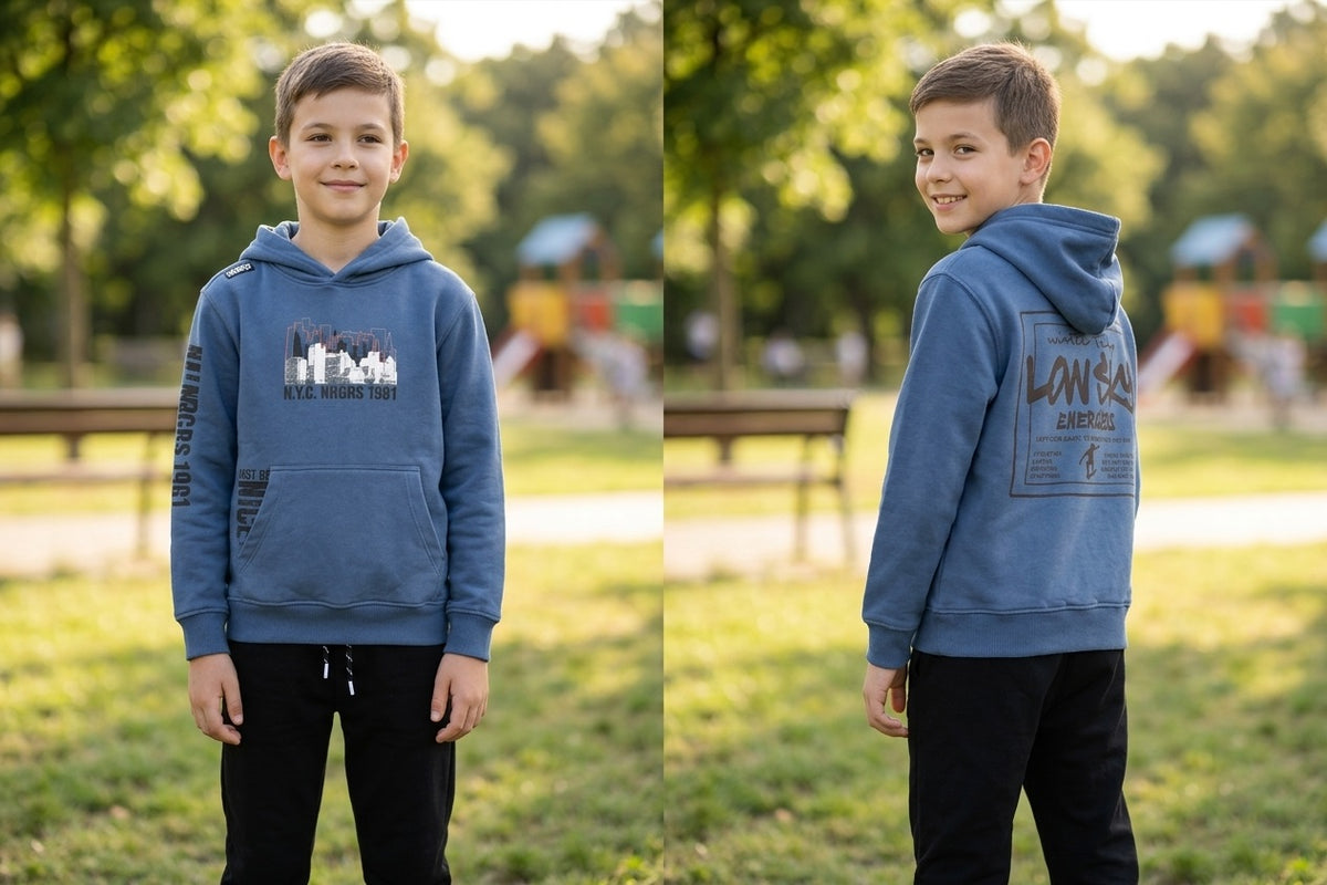 Sudadera de niño con capucha