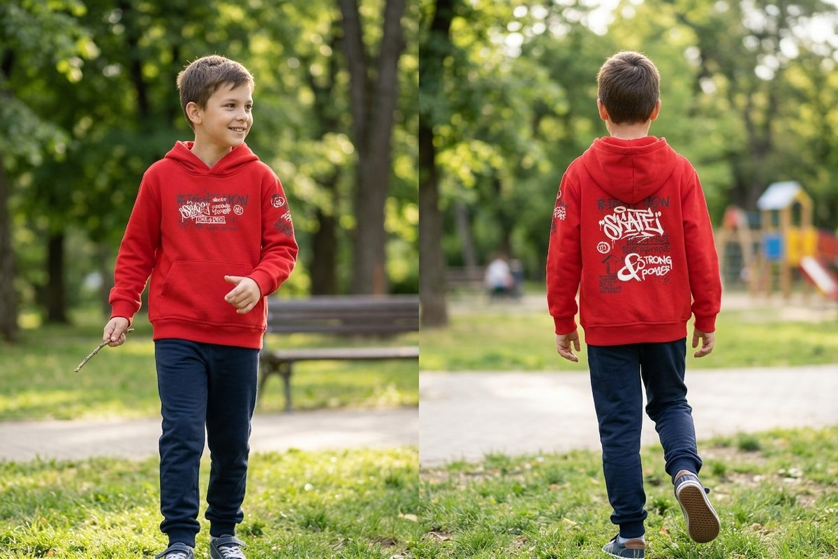 Sudadera de niño con capucha