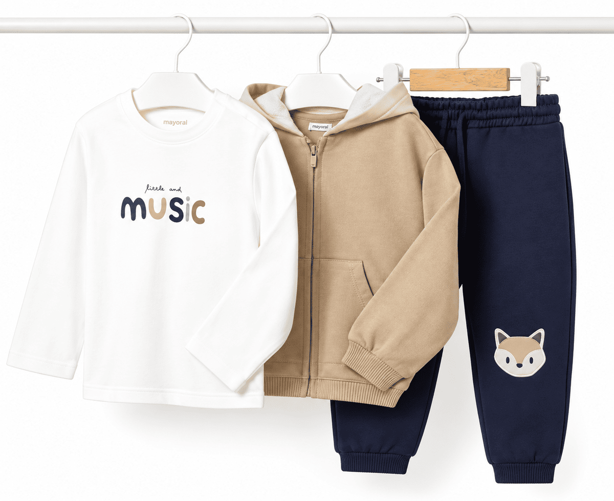Conjunto de chándal de 3 piezas