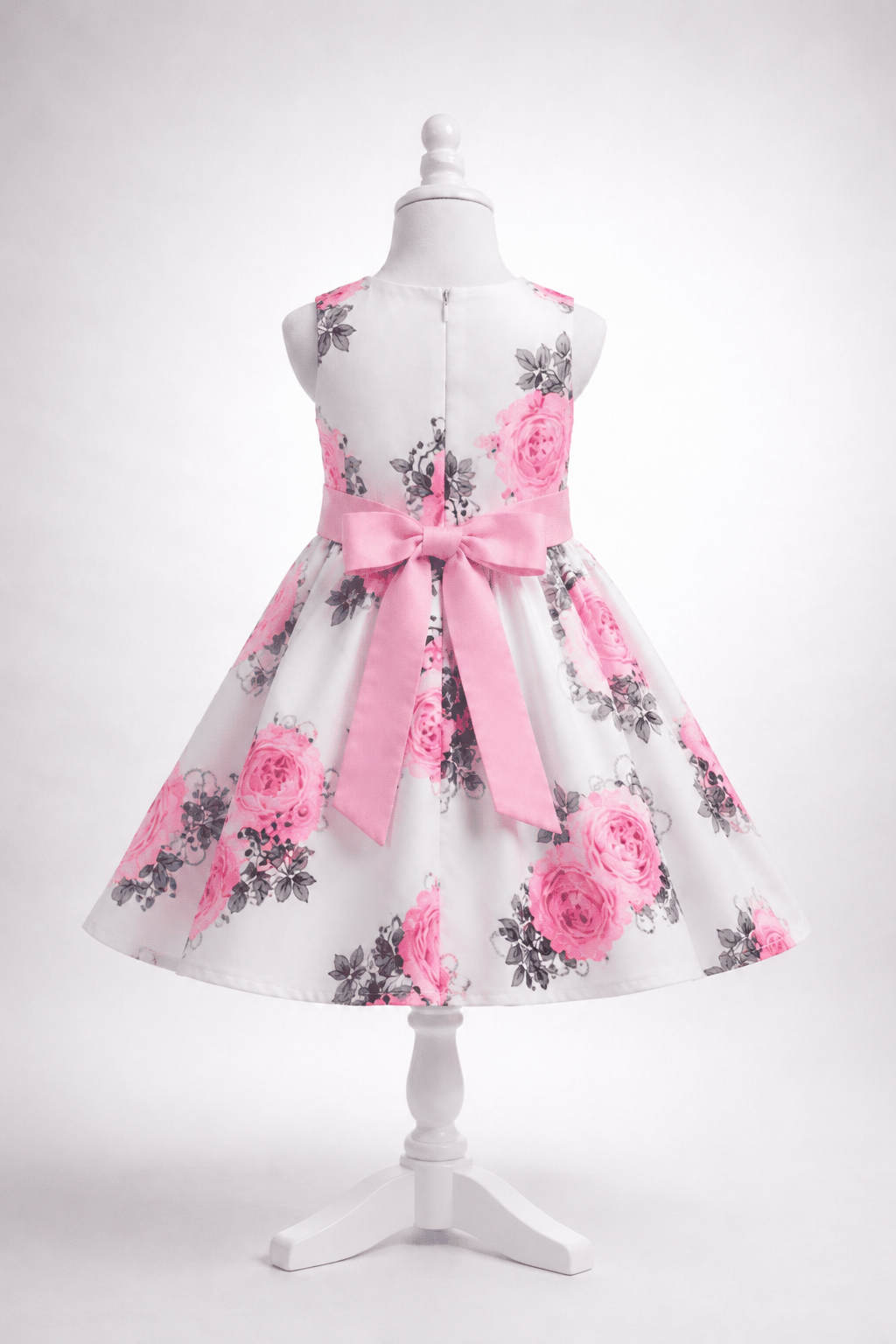 Vestido estampado de flores 6m - 36meses