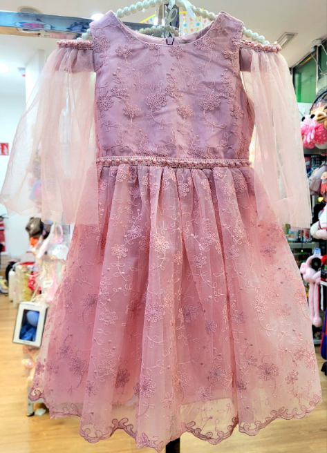 Vestido de ceremonia con mangas