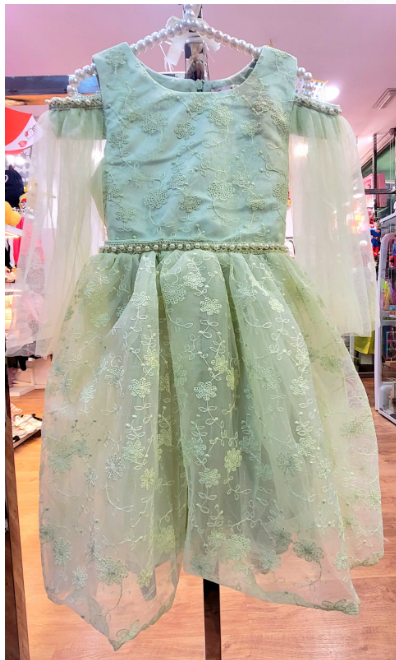 Vestido de ceremonia con mangas