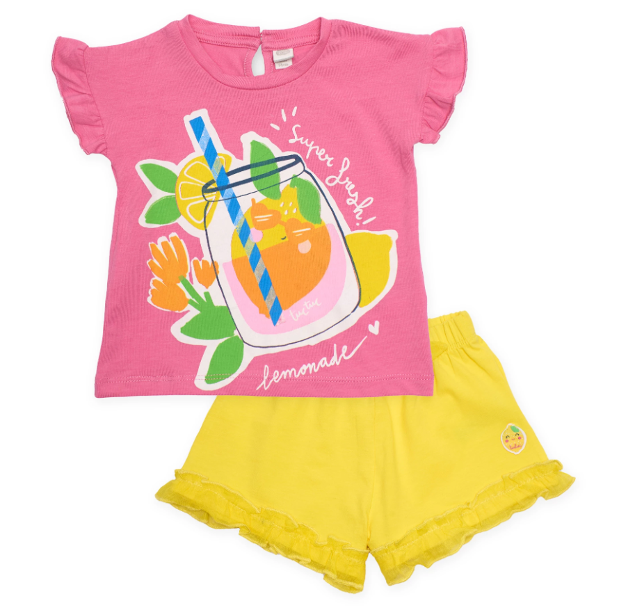 Conjunto camiseta con short 4-8 Años