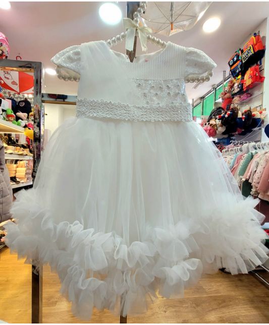 Vestido de ceremonia con manga