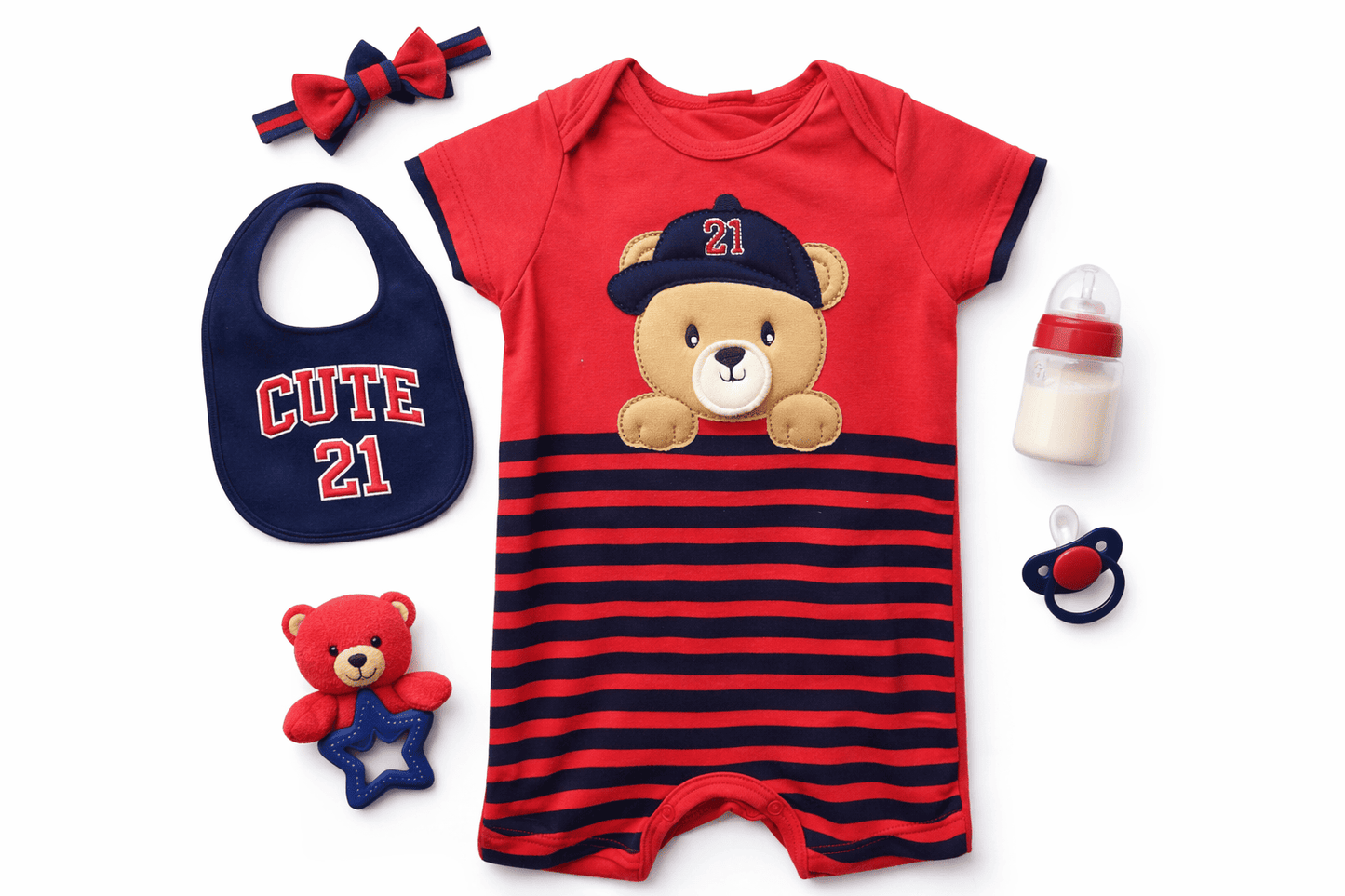 Pelele oso alto relieve