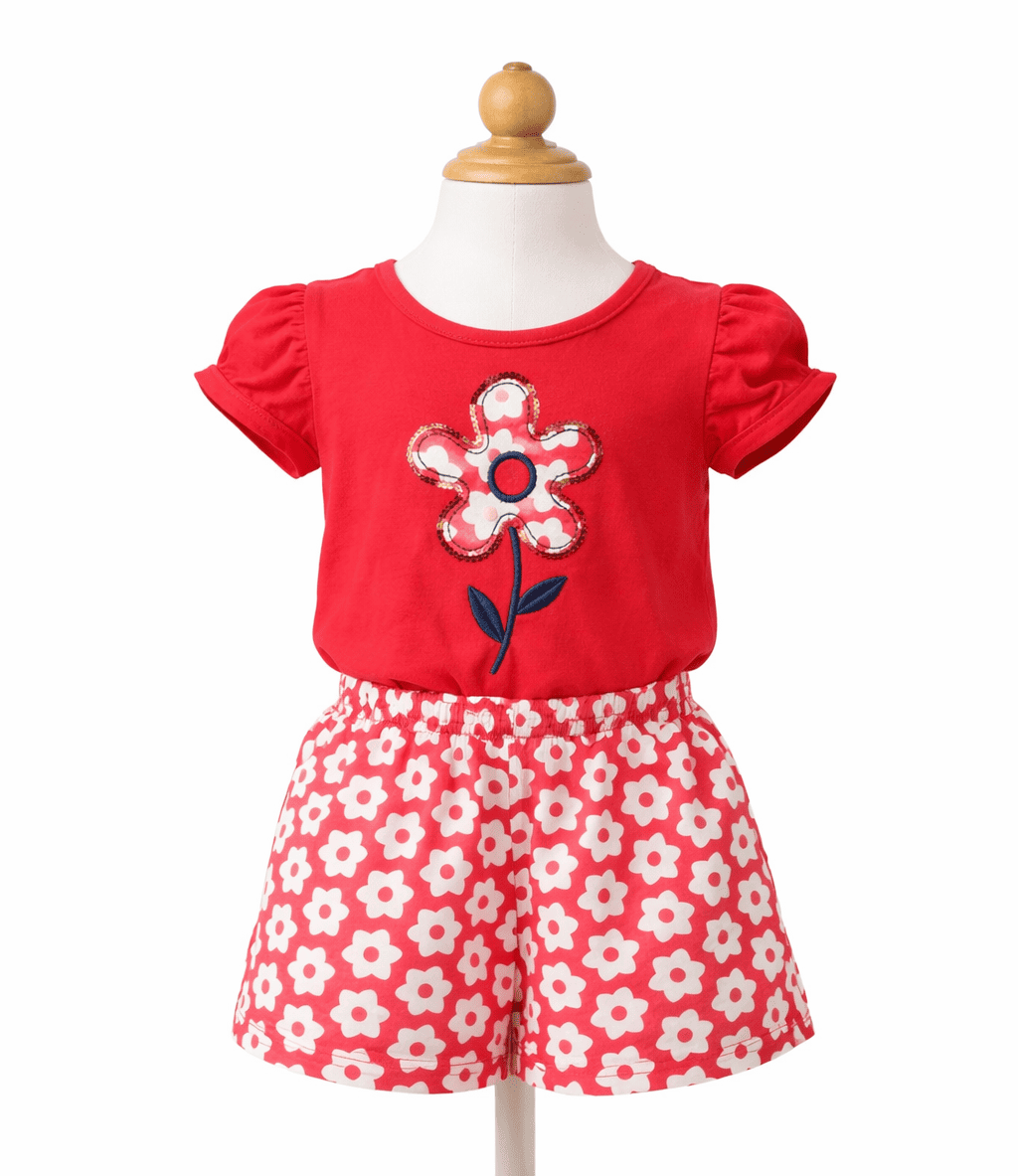 Conjunto casual camiseta con short