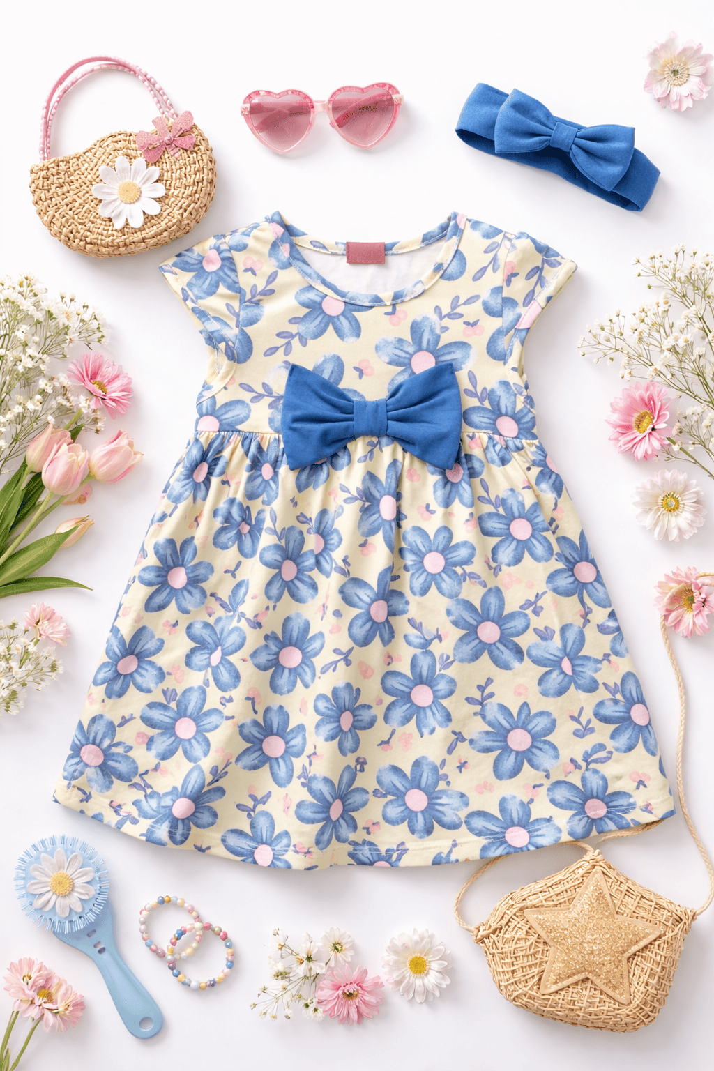 Vestido casual de flores