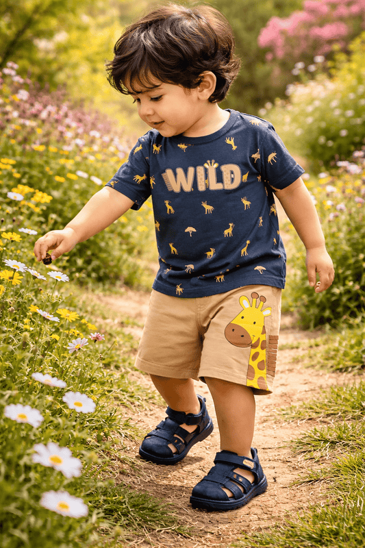 Conjunto camiseta con short