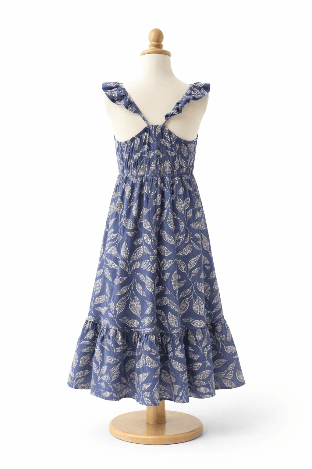 Vestido largo de algodón