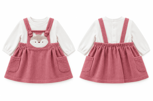 Vestido de manga larga estilo pelele