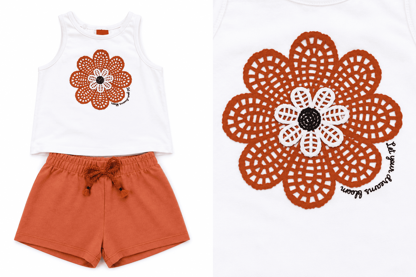 Conjunto camiseta con short 4-12 Años