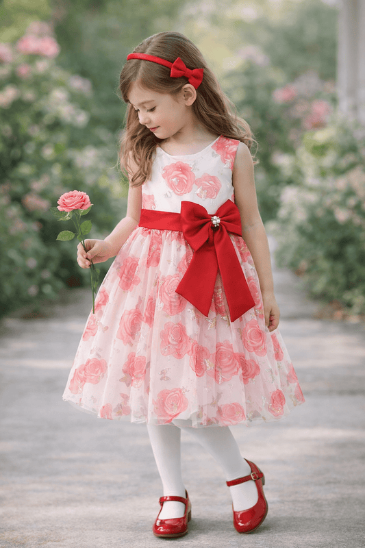 Vestido de ceremonia sin manga