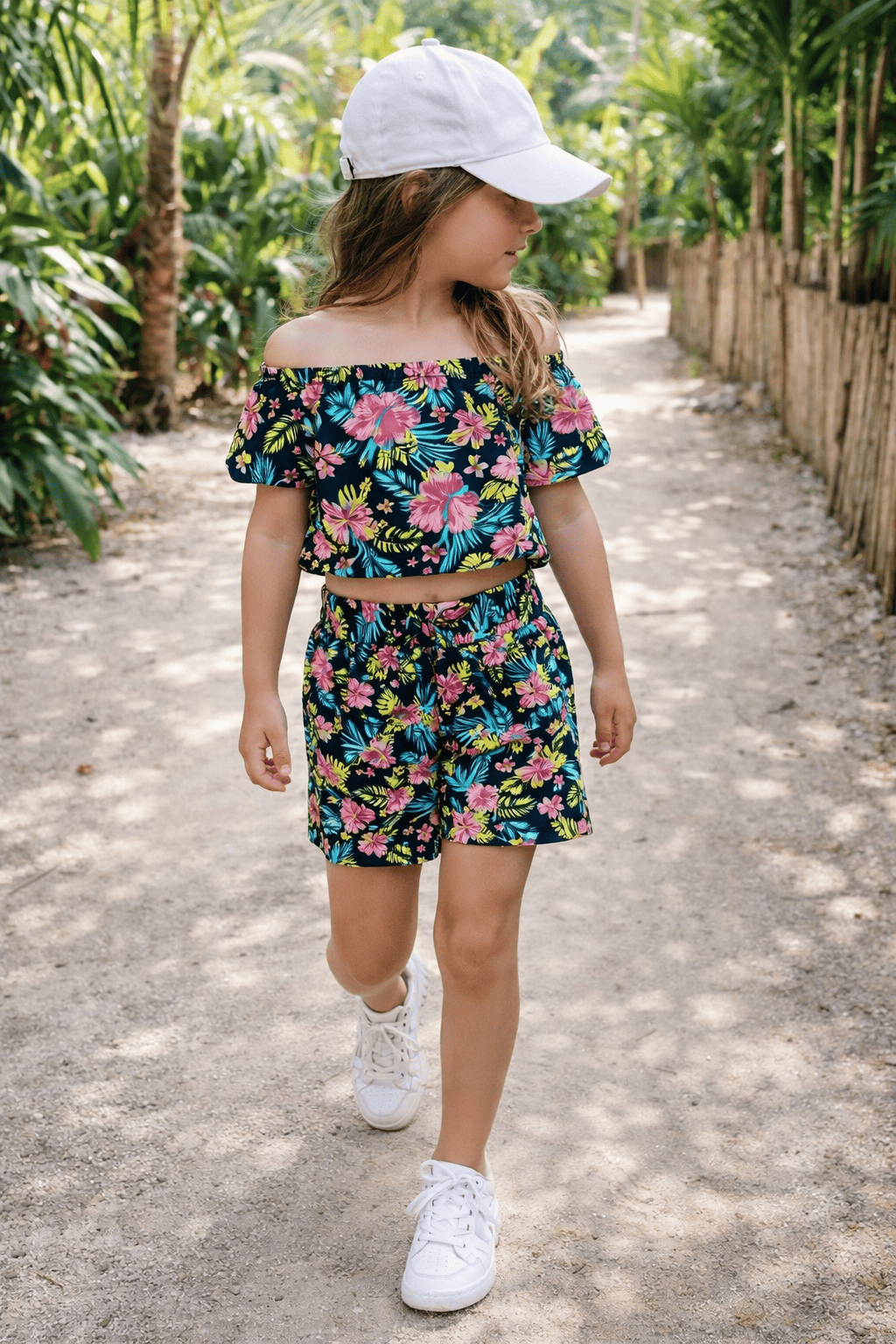 Conjunto casual de flores