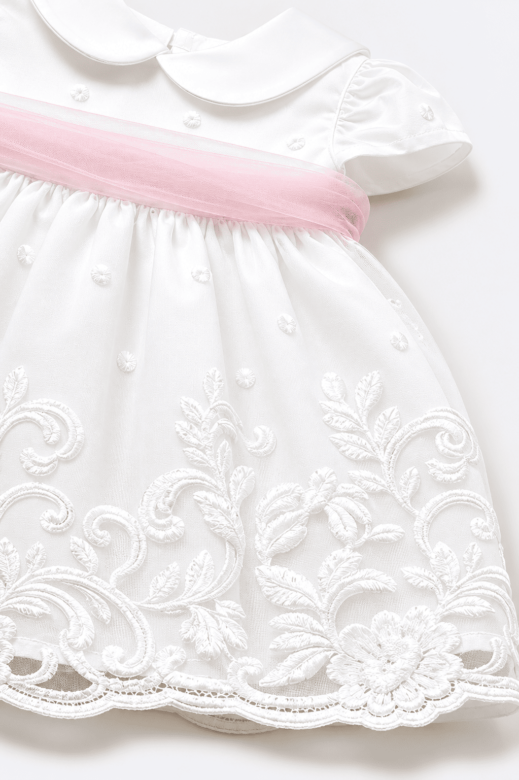 Vestido de ceremonia 4m-12 Meses
