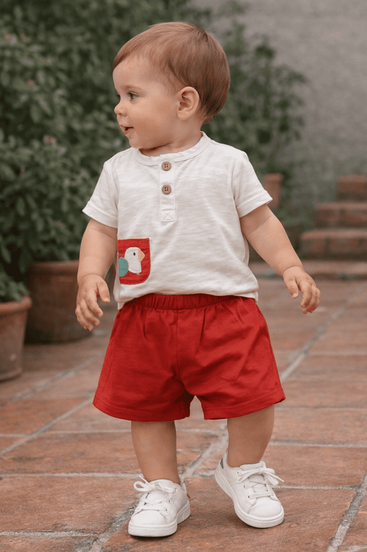 Conjunto camiseta con short