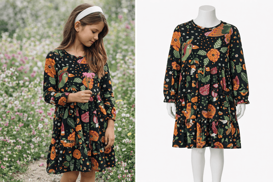 Vestido casual de flores
