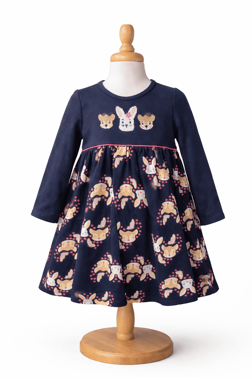 Vestido casual manga larga